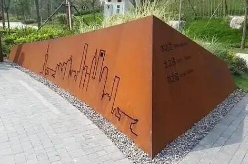 化州耐候钢挡土墙